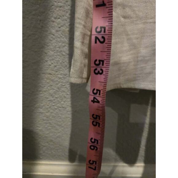 Weekend Max Mara Women's Striped Linen Midi Dress Size 6 Multicolor Brown White - Picture 9 of 12